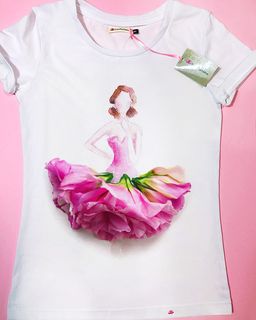 Эксклюзивная футболка Yana Pletneva упаковка плотный Zip пакет!