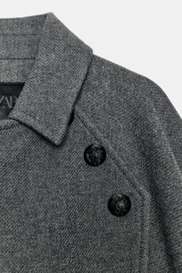 ZW COLLECTION WOOL BLEND CAPE LIMITED EDITION - Zara фото 10