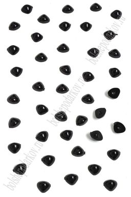Фурнитура "Носики для игрушек" 8*6 мм (100 шт) SF-1632, черный