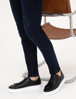 Siyah Casual Ayakkab_