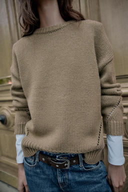 STRAIGHT KNIT JUMPER - Zara фото 4