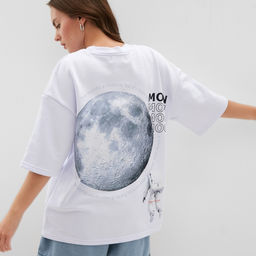 Футболка женская MIST Moon, белый, р.50 фото 4