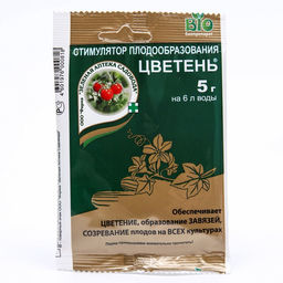 Цена за 10 шт. Стимулятор цветения и образования завязей "Цветень", 5 г