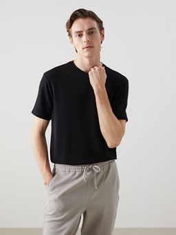 Bisiklet Yaka K?sa Kollu Erkek Ti??rt