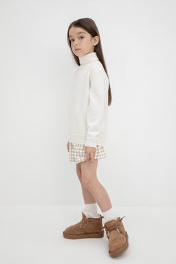 КВ 30147/ш/молочный джемпер для дев