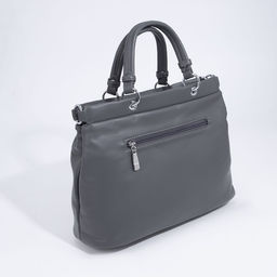 Сумка-тоут на молнии, цвет серый - Simaland фото 2