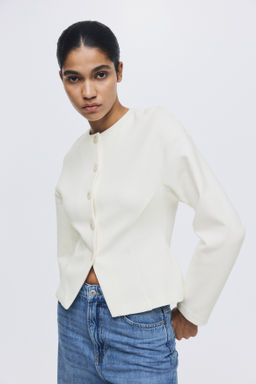 Blazer efecto neopreno sin cuello - H&m фото 3