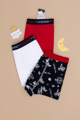 Комплект боксеров U.S. Polo Assn для мальчика набор 3 пары из хлопка