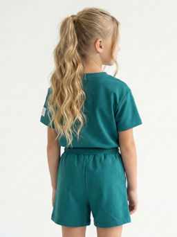 Комплект для девочки 22-4354 зеленый - Mini maxi фото 5