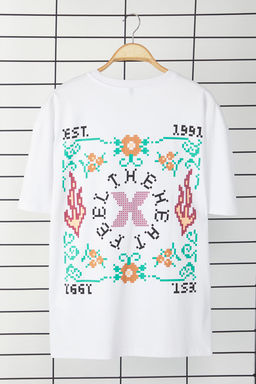 TRENDYOL MAN Siyah Oversize/Genis Kesim Bask?l? %100 Pamuk T-Shirt TMNSS25TS00067 - Trendyolmilla фото 8