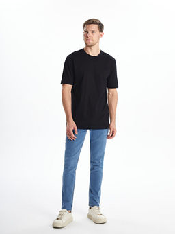 Bisiklet Yaka Penye Erkek Ti??rt