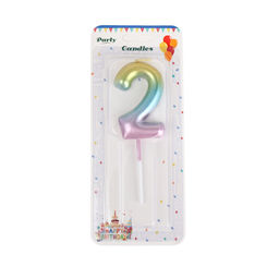 Свеча Цифра градиент / KL-5 /уп 12/720/ - Галеонтрейд фото 15