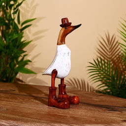 Сувенир «Утка», 27 см, дерево