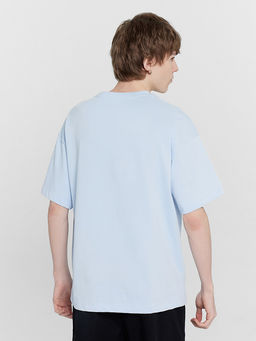 Футболка мужская голубая с принтом Lyutyj pesec* trash only - Mark formelle фото 4