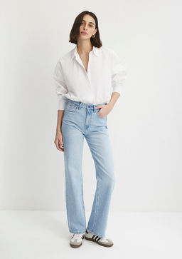Victoria Premium Blue Ac?k Mavi Jean Pantolon