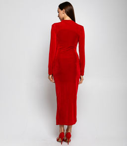 Платье #КТ1074, красный - Dommod фото 4