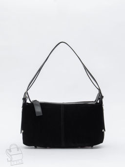 Сумка женская кожаная 6148QF black Polina&Eiterou