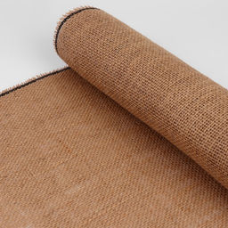 Ткань из джута, натуральная, 80 5 см, 1 0,1 м, цвет бежевый