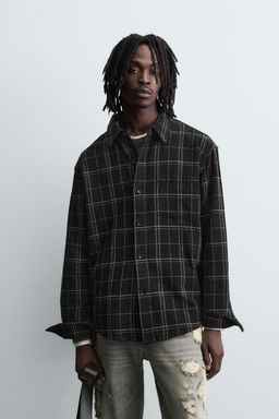 CHECK OVERSHIRT - Zara фото 2