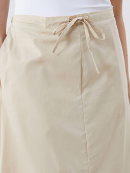 Beli Lastikli Uzun Etek