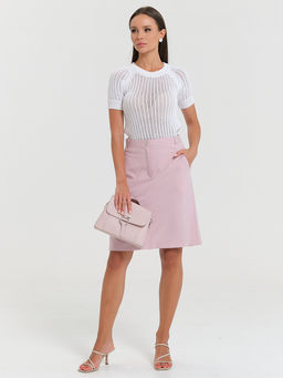 Блузка вязаная с рукавом реглан.