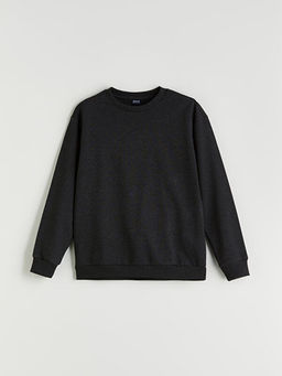 Bisiklet Yaka Erkek ?ocuk Sweatshirt