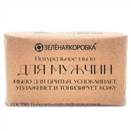 Для мужчин. Мыло для бритья - Зеленая коробка фото 2