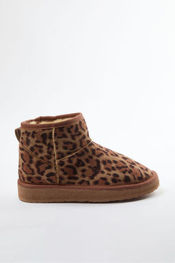 Trendyol Shoes Taba Ici Kurklu Yuvarlak Burun Duz Flatform Topuklu Kad?n Bot TAKAW25BO00029 - Trendyolmilla фото 17