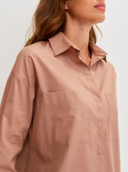 Блузка женская дл. рук. KATHARINA KROSS KK-B-007T-бежевый  фото 4