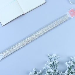 Цена за 10 шт. Бант-бабочка №3, серебро, голография - Simaland фото 3