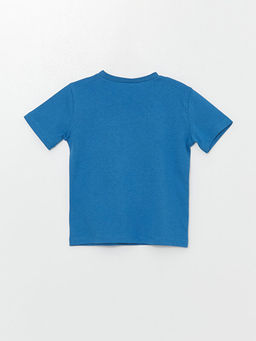 Bisiklet Yaka K?sa Kollu Bask?l? Erkek Bebek Ti??rt - Waikiki фото 2