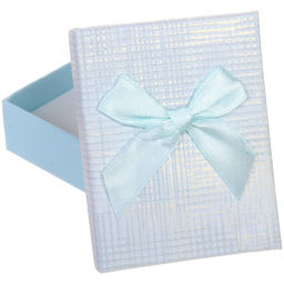 Цена за 4 шт. Коробка подарочная "With love" 9*7*3 см, Голубой