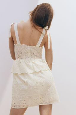 Vestido de tirantes con bordado ingl?s - H&m фото 4