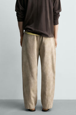 PANTAL?N CHINO RELAXED FIT JACQUARD / Tostado - Zara фото 3