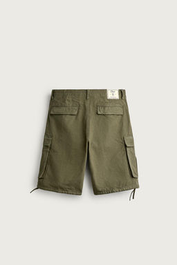 BERMUDA CARGO RELAXED FIT / Verde - Zara фото 8