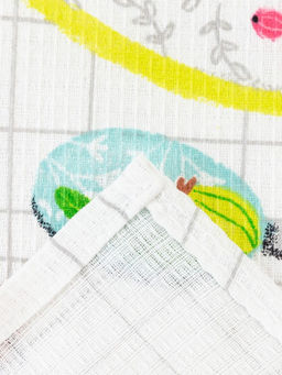 Цена за 2 шт. Полотенце Доляна Чаепитие 35?60 см, 100% хлопок, вафля 160 г/м?