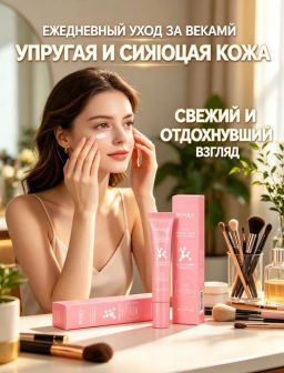 Крем для век с ниациномидом, от темных кругов и мешков под глазами - Bioaqua фото 5