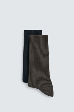 2-PACK OF RIBBED SOCKS - Zara фото 5