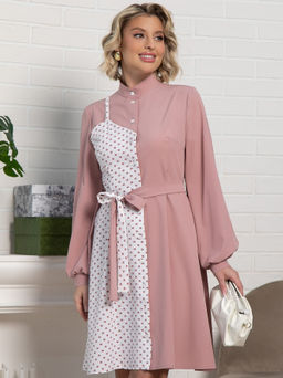 Платье Миледи (пудра) П15202-13М - Lt collection фото 9