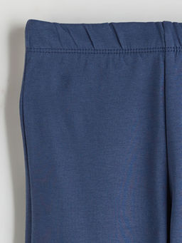 Bebe Yaka Bask?l? K?z ?ocuk Sweatshirt ve Tayt 2li