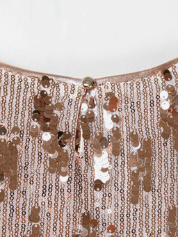 Платье с пайетками "Розовое золото"