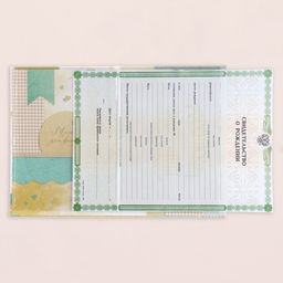 Свидетельство о рождении Мишка тиснение, А5 - Дарим Красиво фото 5