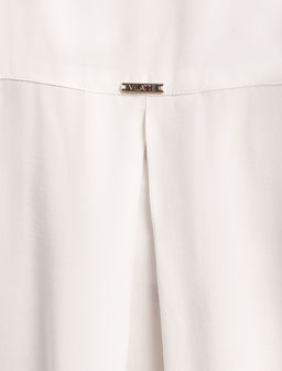 Блузка с коротким рукавом из вискозы с лиоцеллом - Vilatte фото 4