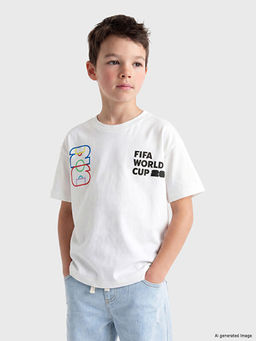 F?fa 2026 D?nya Kupas? Bask?l? Erkek ?ocuk Ti??rt