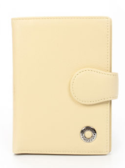 LACCOMA обложка для авто документов LA-3090-светло-желтый натуральная кожа