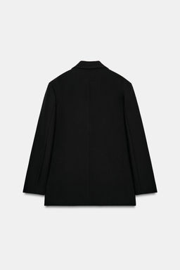 BLAZER CRUZADA OVERSIZE / Negro - Zara фото 3