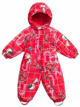 PELICAN, комбинезон для девочек, Красный  фото 4