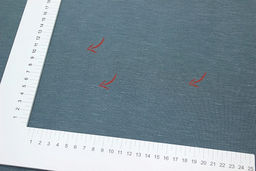 Лен с вискозой с эффектом мятости цв.Лазурно-серый меланж, ш.1.45м, лен-53%, вискоза-47%, 195гр/м.кв - Купава фото 4