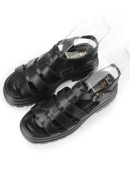 08-PEY337-1 BLACK Босоножки женские