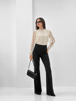 Блузка Сидни (пудровый) - Nadi bordo фото 36